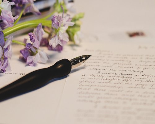 Notes and pen