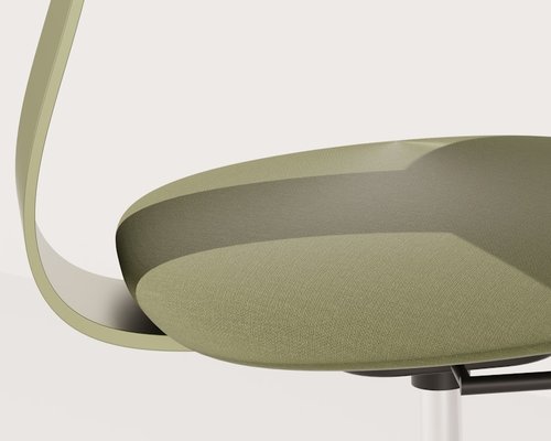 Ergonomic office chair detail
